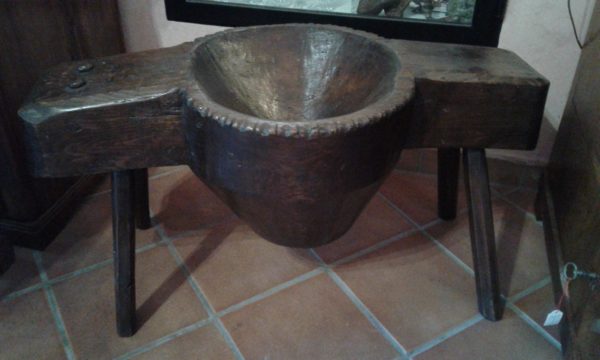 Oggetto contadino in abete a forma di imbuto - immagine 2
