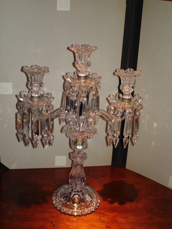 Candelabri in cristallo Baccarat - immagine 2