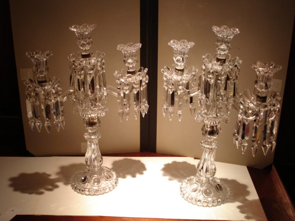 Candelabri in cristallo Baccarat