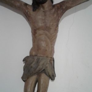 Cristo in legno Valle Onsernone arte povera fine seicento