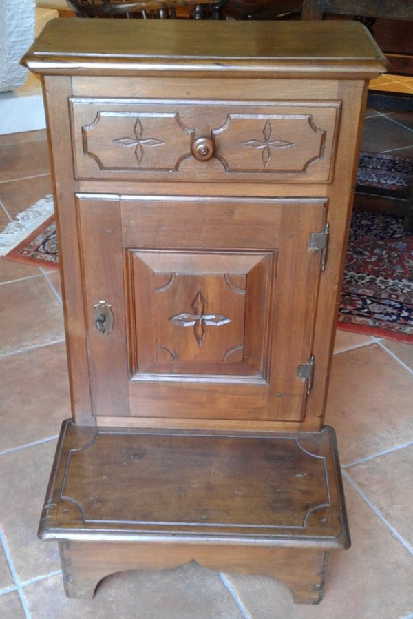 Inginocchiatoio noce rustico - immagine 3
