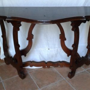 Console a lira. in noce