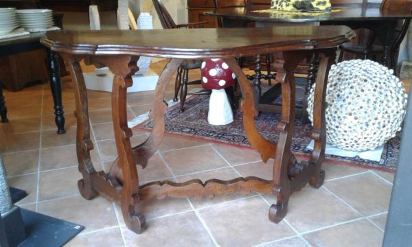 Console a lira. in noce - immagine 3
