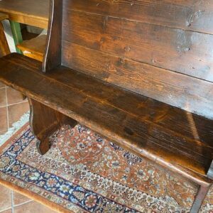 Panca da camino in abete